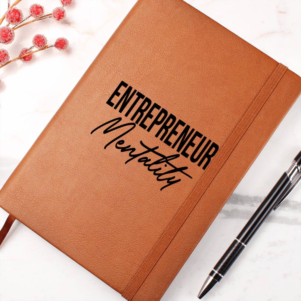 Vegan Leather Journal - Entrepreneur Mentality