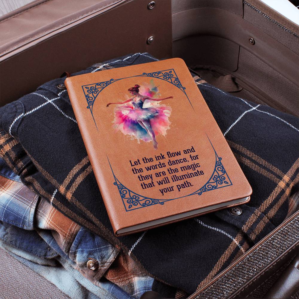 Ballerina Vegan Leather Journal - Let The Ink Flow