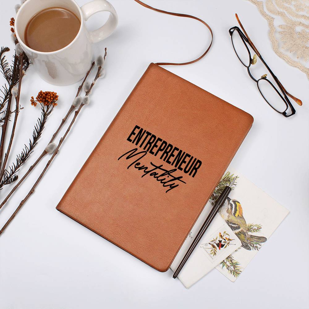 Vegan Leather Journal - Entrepreneur Mentality