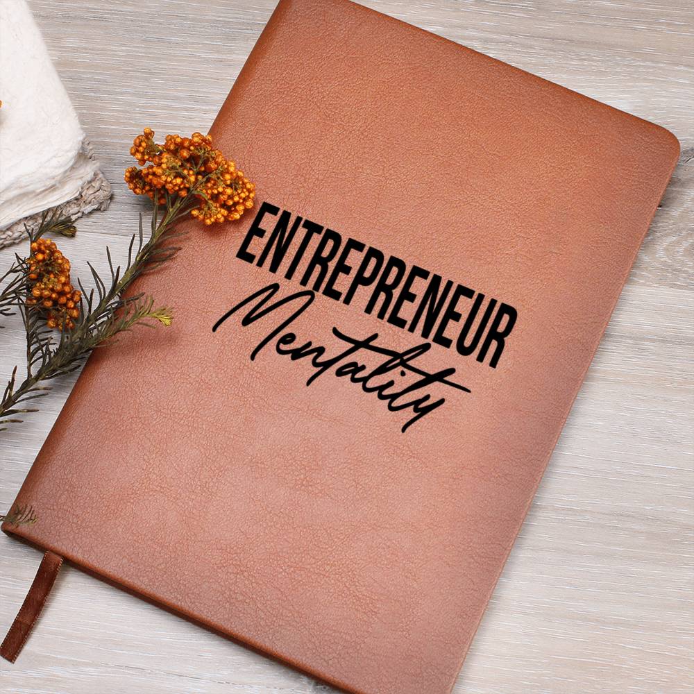 Vegan Leather Journal - Entrepreneur Mentality