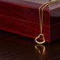Delicate Heart Necklace - No Message Card