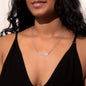 Name Paw Print Necklace - No Message Card
