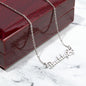 Name Paw Print Necklace - No Message Card