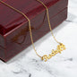 Name Paw Print Necklace - No Message Card