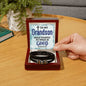 Men's "Love You Forever" Bracelet - To My Grandson