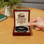 Men's "Love You Forever" Bracelet - Thank You Dad