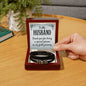 Men's "Love You Forever" Bracelet - To My Husband