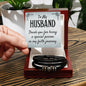 Men's "Love You Forever" Bracelet - To My Husband