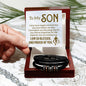 Men's "Love You Forever" Bracelet - To My Son