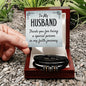 Men's "Love You Forever" Bracelet - To My Husband