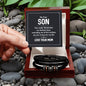 Men's Love You Forever Bracelet - My Dear Son