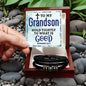 Men's "Love You Forever" Bracelet - To My Grandson