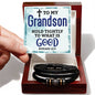 Men's "Love You Forever" Bracelet - To My Grandson