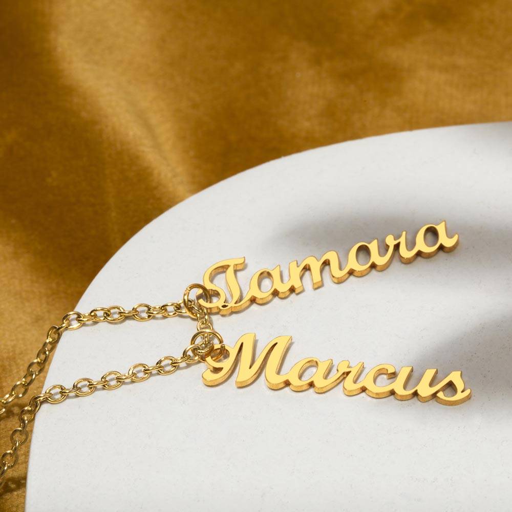 Personalized Vertical Multi Name Necklace - Mother, Thank You For All You Do