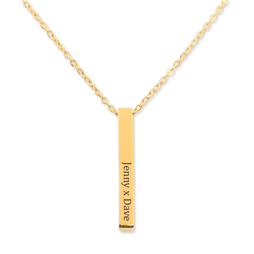 Engraved Custom Names Necklace