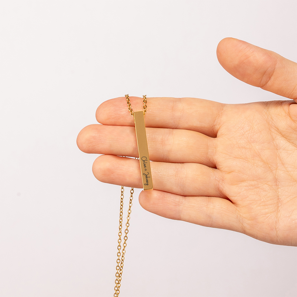 Engraved Custom Names Necklace