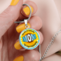 Circle Pendant Necklace -My Sunshine