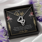 Double Heart Necklace - To Wife