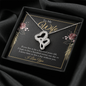 Double Heart Necklace - To Wife