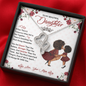 Double Hearts Necklace Gift For Daughter