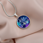 Circle Pendant Necklace - To The Moon and Back