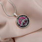Circle Pendant Necklace - To My Mom