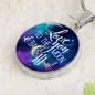 Circle Pendant Necklace - To The Moon and Back