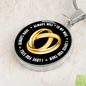 Circle Pendant Necklace - Always Will