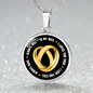 Circle Pendant Necklace - Always Will