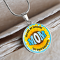 Circle Pendant Necklace -My Sunshine