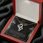 Double Heart Necklace - To Wife