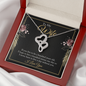 Double Heart Necklace - To Wife