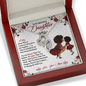 Double Hearts Necklace Gift For Daughter