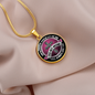 Circle Pendant Necklace - To My Mom