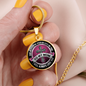 Circle Pendant Necklace - To My Mom