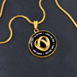 Circle Pendant Necklace - Always Will