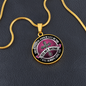 Circle Pendant Necklace - To My Mom