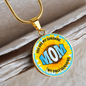 Circle Pendant Necklace -My Sunshine