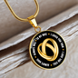 Circle Pendant Necklace - Always Will