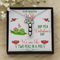 Beautiful Pea To Your Pod Necklace Gift For Wife