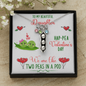Beautiful Pea to Your Pod Necklace Gift For Daughter