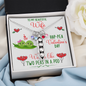 Beautiful Pea To Your Pod Necklace Gift For Wife