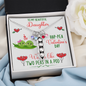 Beautiful Pea to Your Pod Necklace Gift For Daughter
