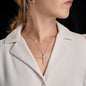 CZ Cross Necklace - To Sister