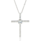 CZ Cross Necklace - To Wife