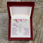 CZ Cross Necklace - To Mom