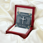 CZ Cross Necklace - To Granddaughter