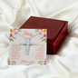 CZ Cross Necklace - To Mom