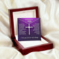CZ Cross Necklace - To Wife