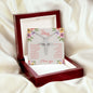 CZ Cross Necklace - To Mom